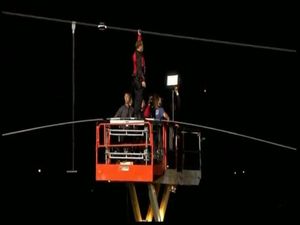 Retransmissió en directe de la gesta de Nick Wallenda travessant les cascades del Niàgara.