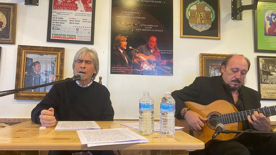 Luis de Córdoba habla de Córdoba y Sevilla en el flamenco en la peña de Posadas