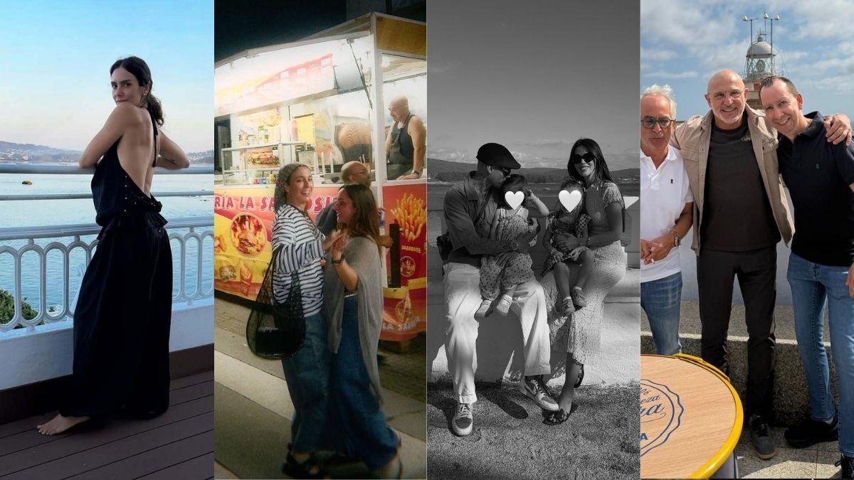 Critina Pedroche, Blanca Suárez, Violeta Mangriñán o Luis de la Fuente son algunos de los rostros conocidos que disfrutaron de este verano en Galicia