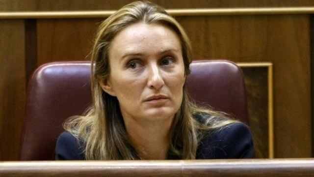 Andrea Fabra, este martes, en el Pleno del Congreso de los Diputados