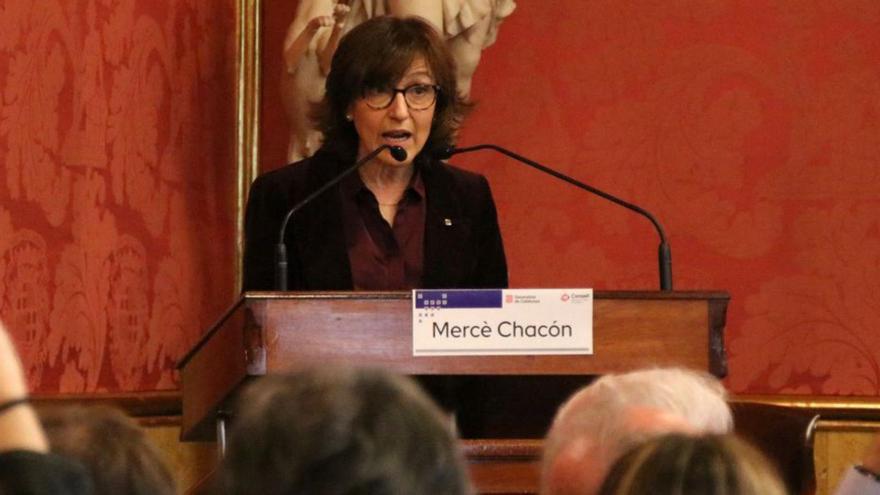 Mercè Chacón, durant la presentació de l’estudi | ACN