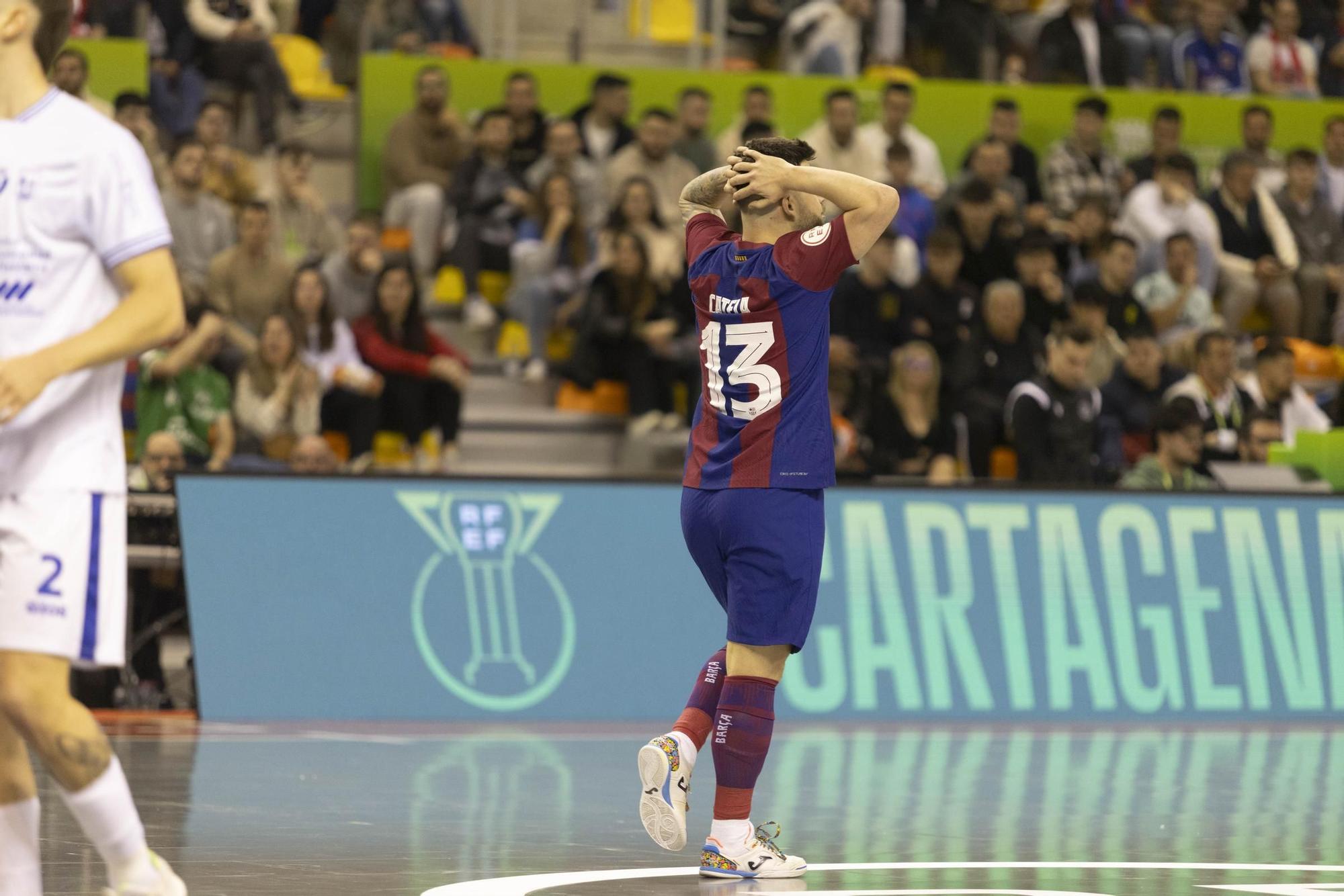 Las imágenes del Barça - Osasuna Magna en la Copa de España de Cartagena