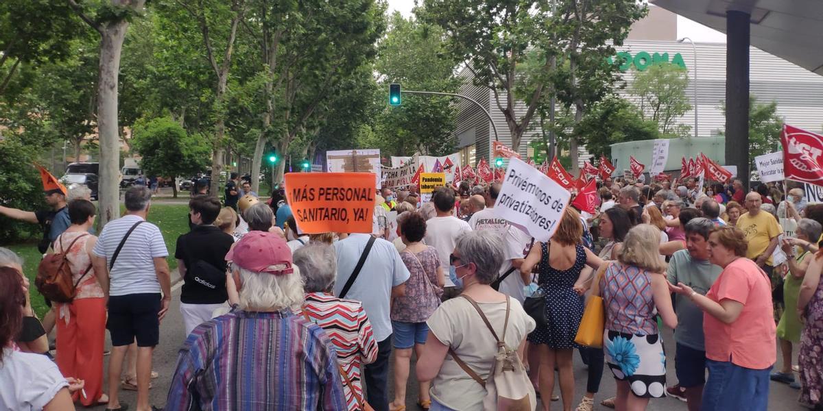 Movilizaciones en Madrid por la reapertura de los SUAP.