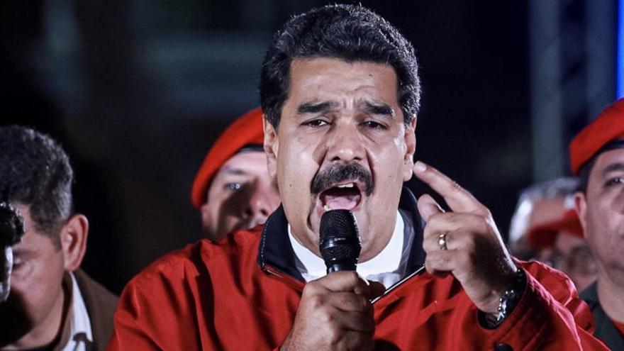 Nicolás Maduro, tras los resultados electorales del domingo.