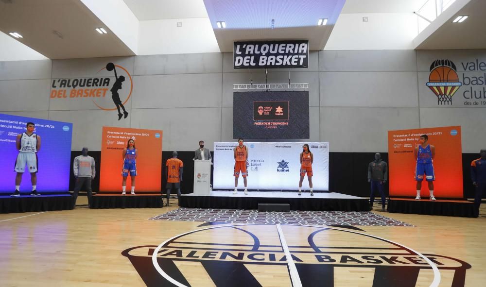 Presentación equipaciones del Valencia Basket