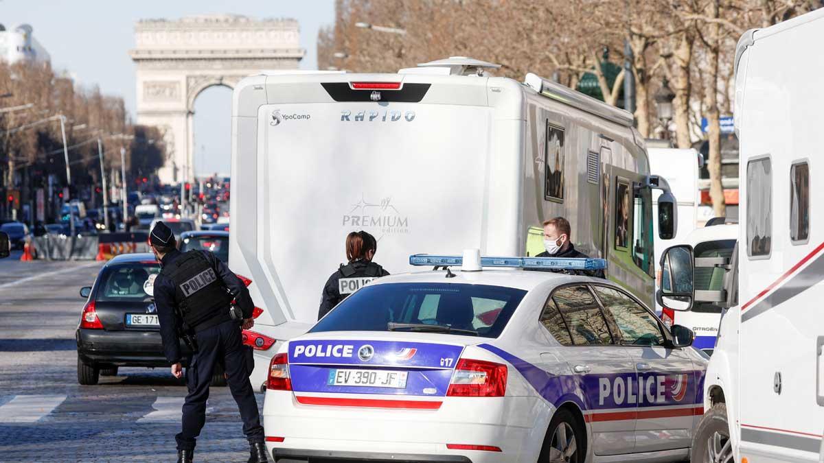 Llegan los "convoys de la libertad" a París