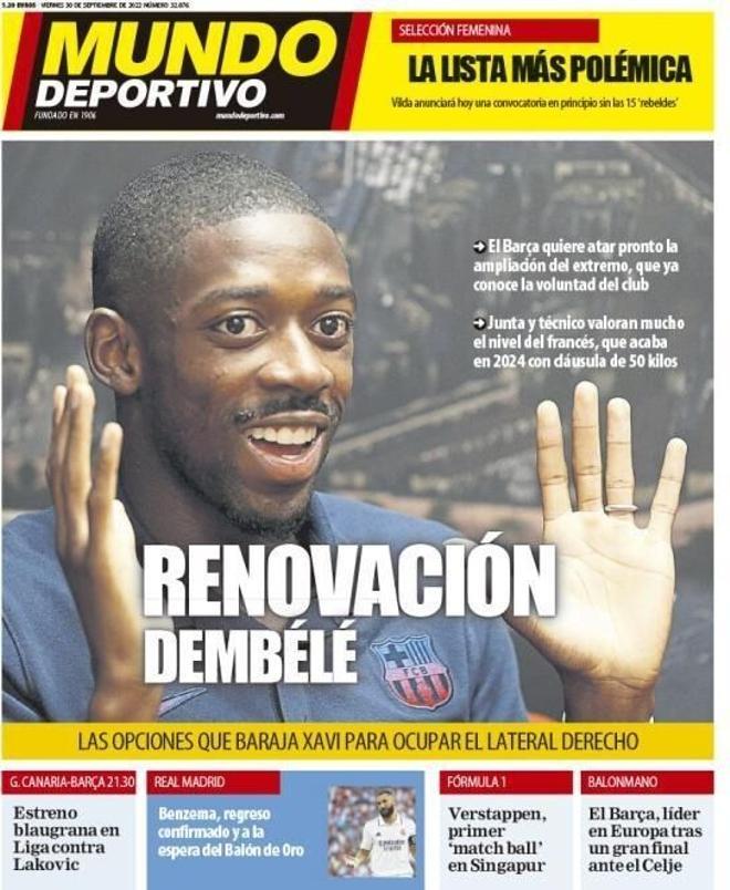 Las portadas de la prensa deportiva de hoy