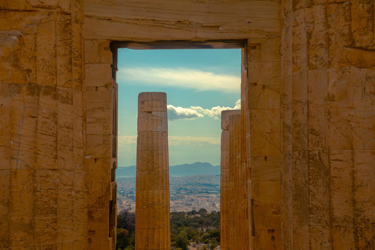 Las vistas de Atenas desde el Partenón