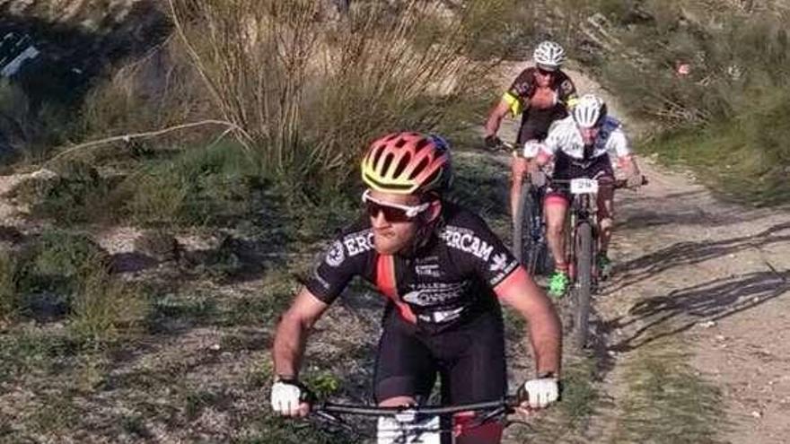 Javier Manzano, del Zamora CX, en pleno esfuerzo.