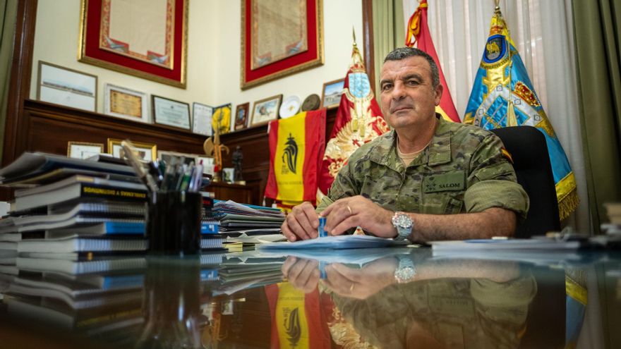Julio Salom, jefe del Mando en las Islas: «El Ejército necesita una modernización en Canarias»