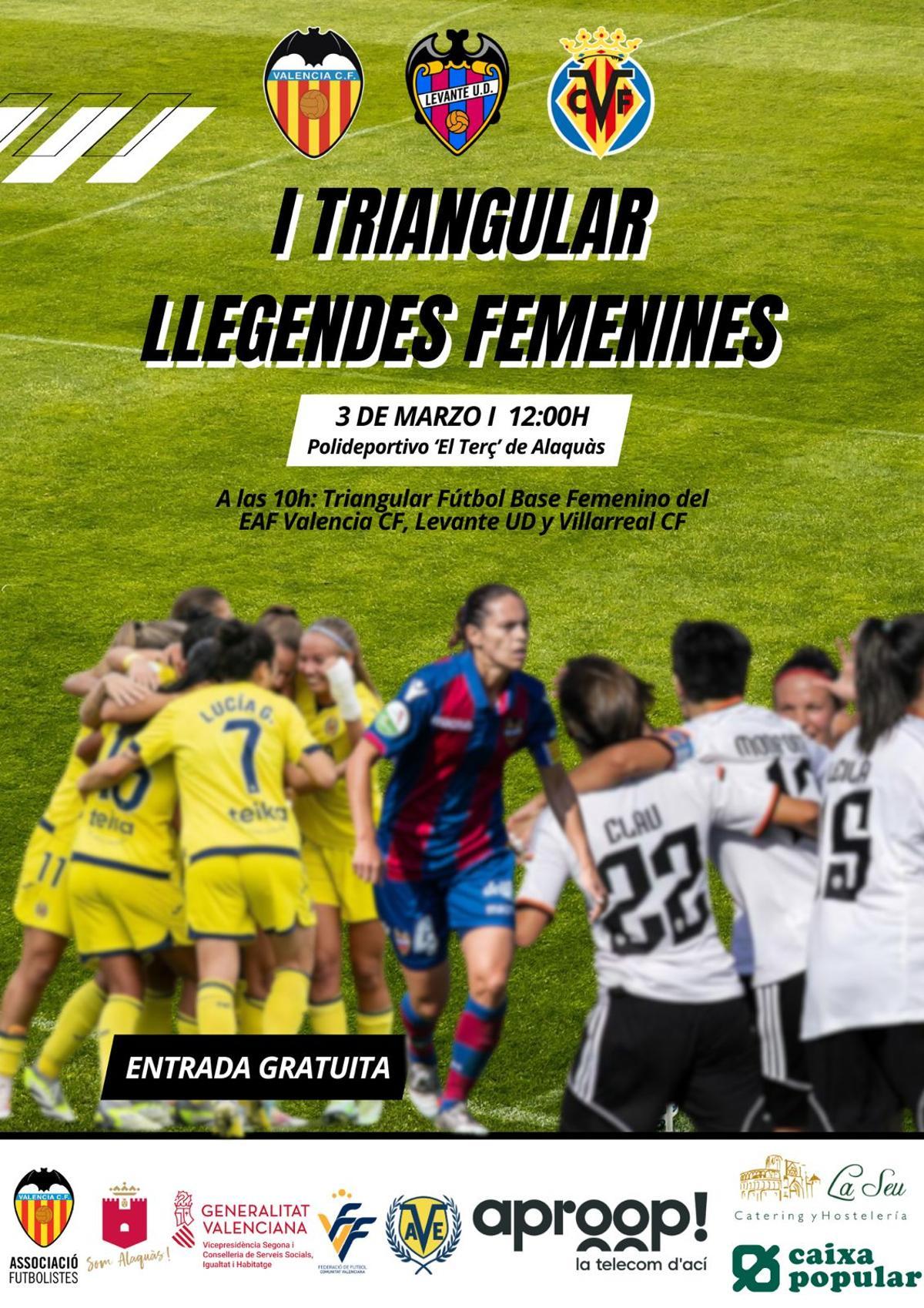 Cartel de presentación del triangular