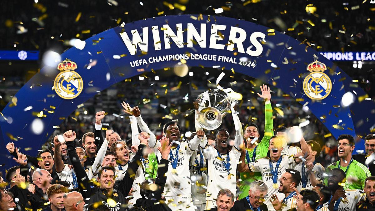Real Madrid, campeón de la Champions.