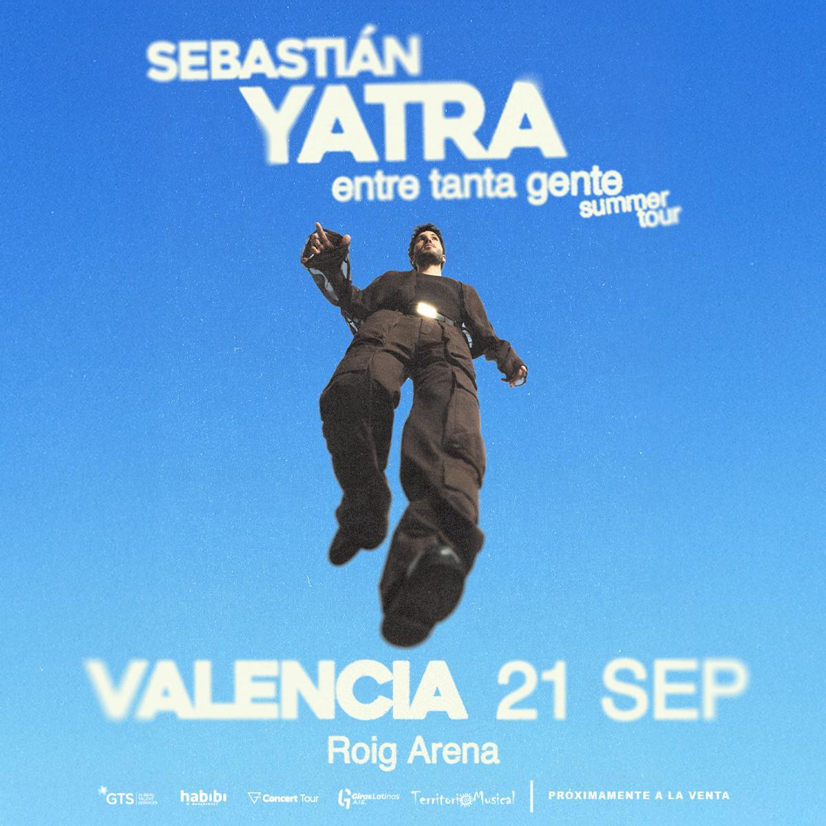 Cartel de Sebastián Yatra.