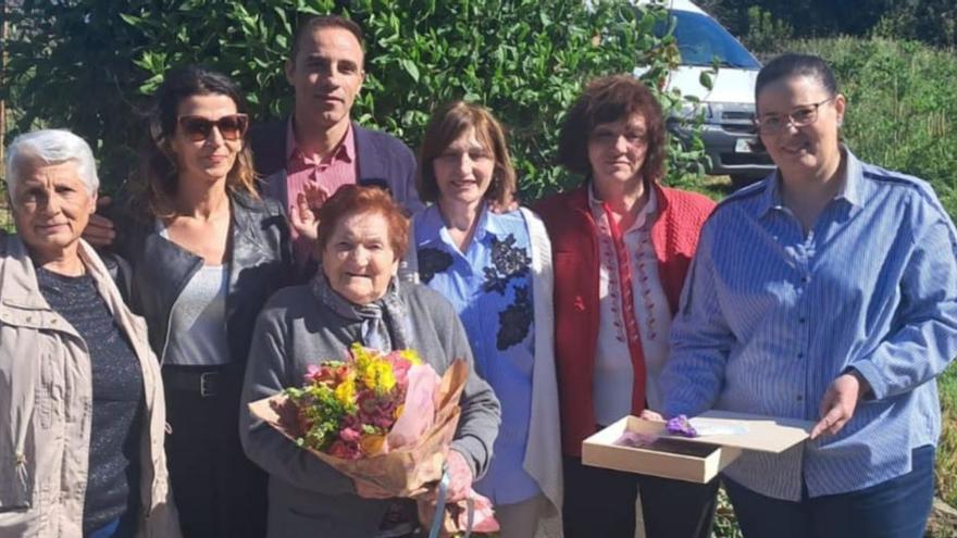 La bergondesa Francisca Lamas cumple cien años: &quot;solo necesita tomar una pastilla para la tensión&quot;