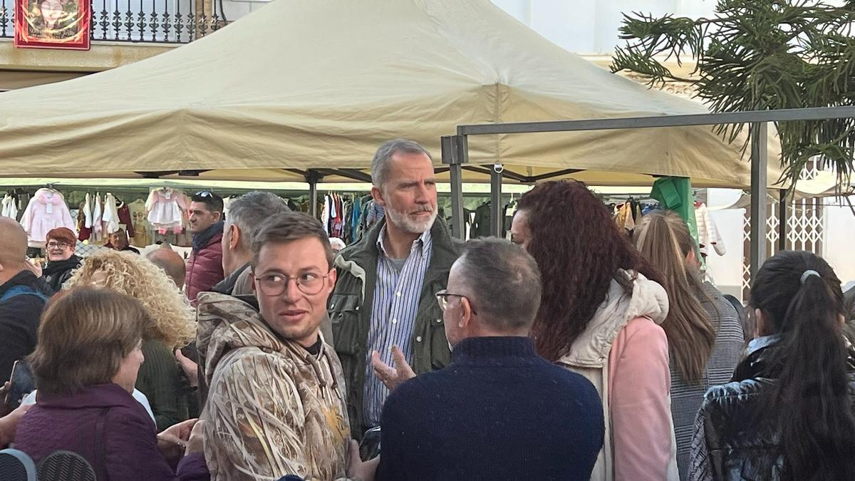Los reyes visitan Catarroja por sorpresa