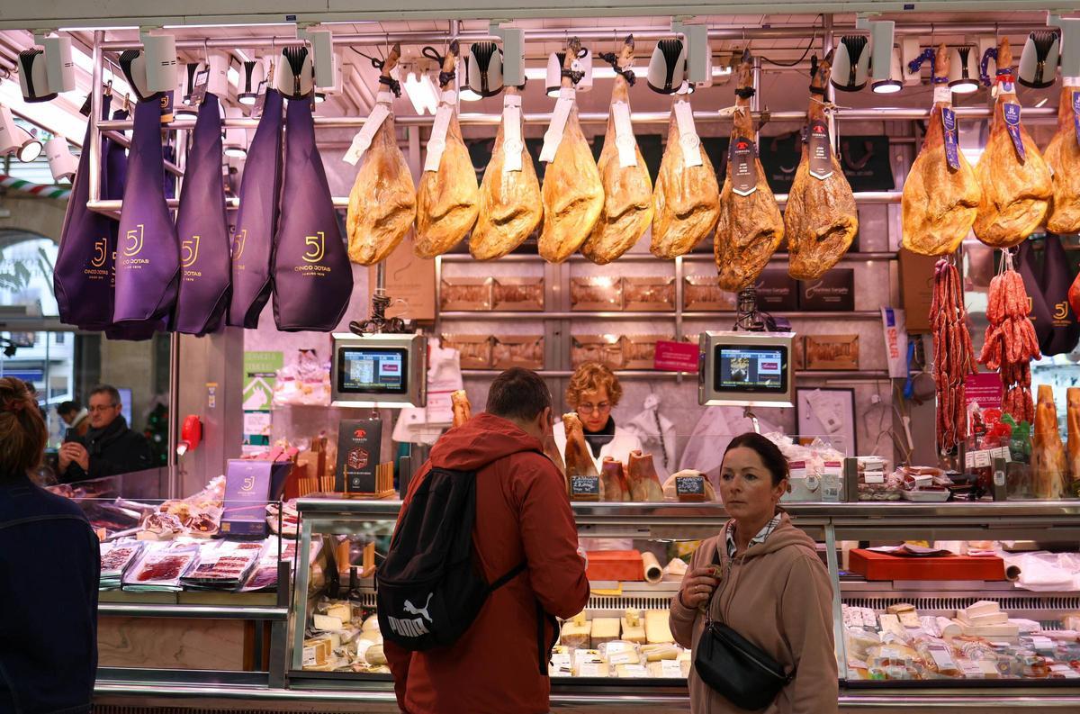 El jamón es uno de los protagonistas de los menús navideños.