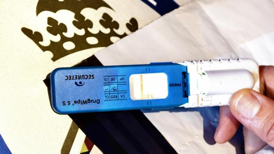 Detector de consumo de drogas de la Policía Local de Palma.