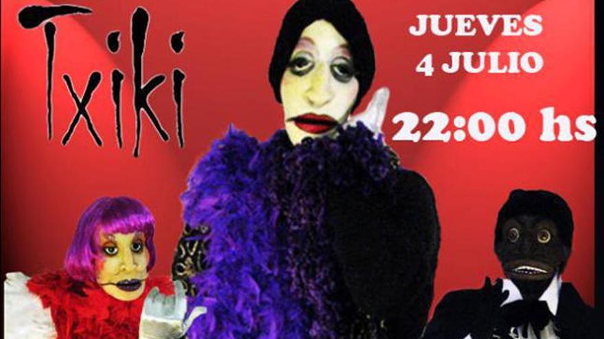 Txiki Bar presenta la obra musical y de humor  ´Cabaret titiritesco´