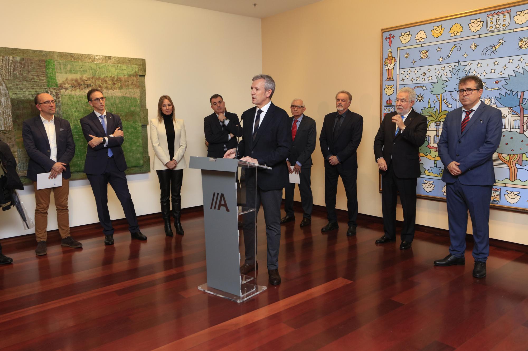 La colección del Parlamento de Galicia se estrena en Vigo con 'A Nosa Arte'