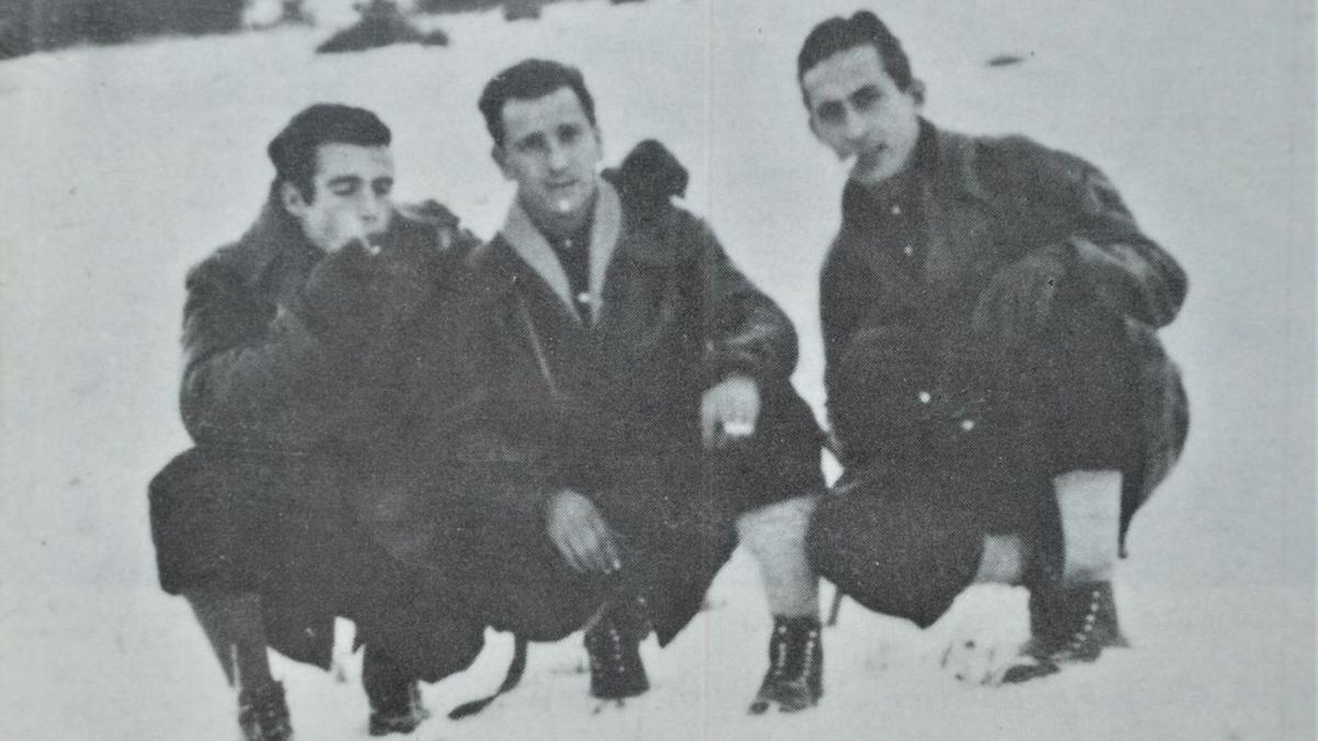 Enrique Martínez, Celedonio Garcia i Josep Lluís Facerias. | ARXIU FAMILIAR