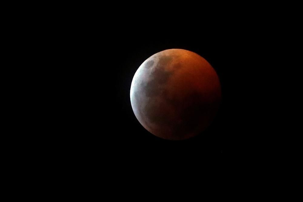 Eclipse total de luna en Guatemala