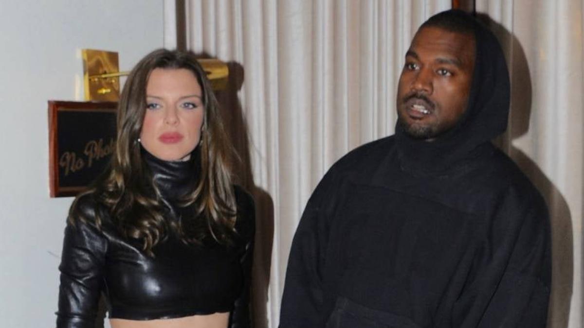 Kanye West con Julia Fox, su actual pareja