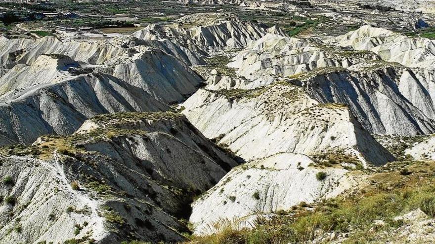 Un paraje de Mula que muestra el avance de la desertificación