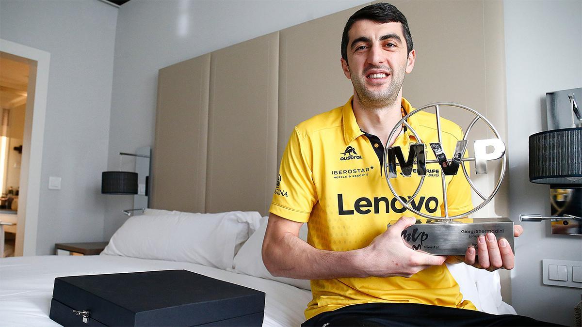 Shermadini recibe por sorpresa el MVP Movistar de enero