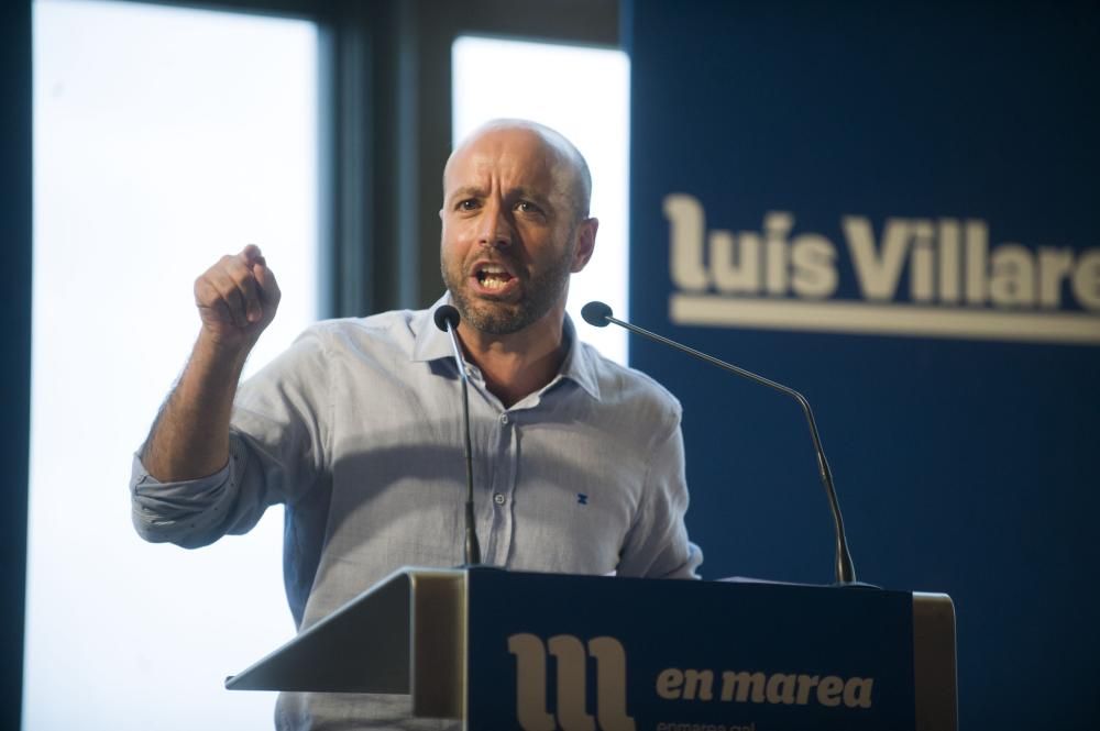 "Aquí empieza el cambio para toda Europa", ha subrayado Villares ante medio millar de personas en el paraninfo de la Universidad de A Coruña.