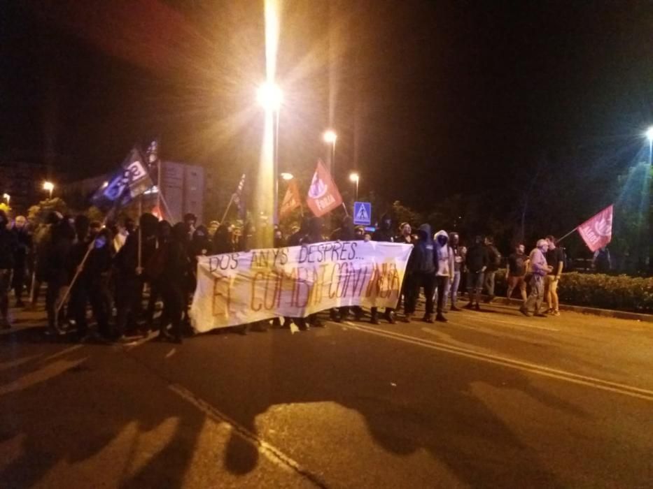 Manifestacions pel segon aniversari del referèndum de l'1 d'octubre