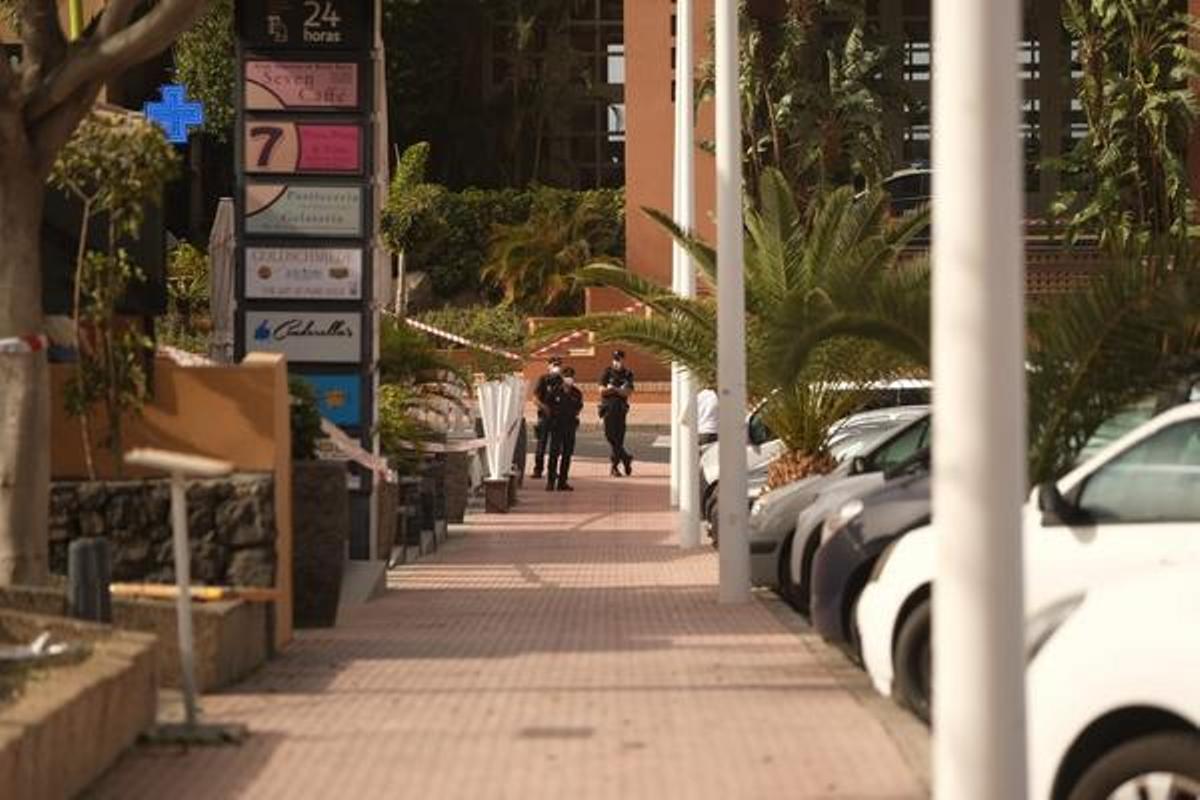 Zona del hotel del sur de Tenerife donde se detectó el caso de Coronavirus
