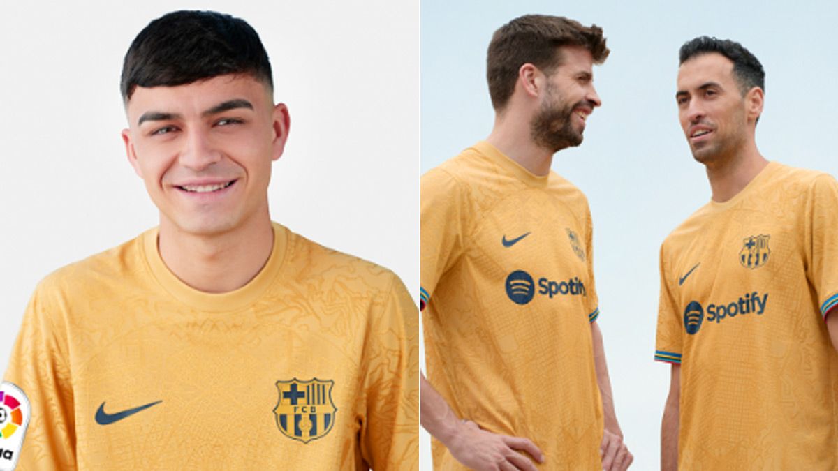Camiseta Barça Nueva  Presentan la segunda equipación para la temporada  2022-23