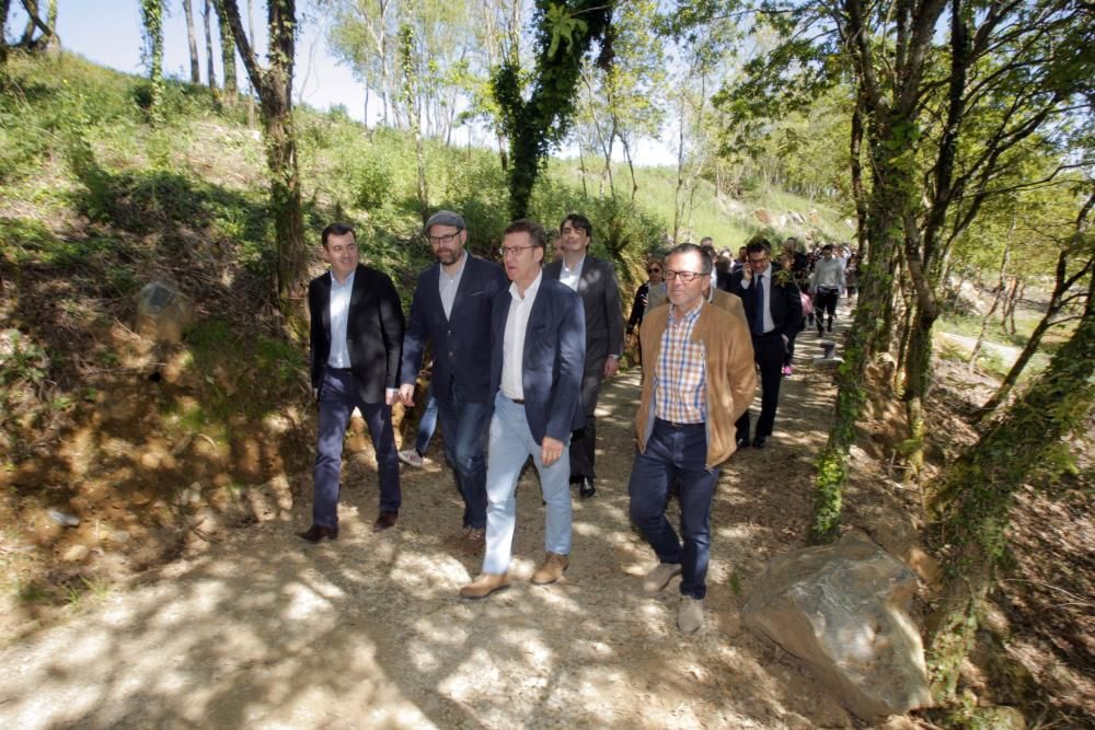 Inauguración del Bosque de Galicia