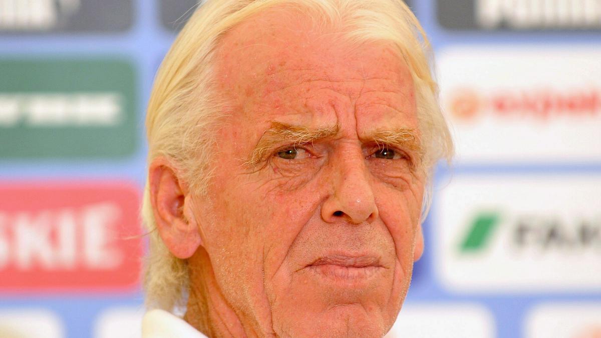 Beenhakker, durante su última etapa de entrenador, con la selección de Polonia.