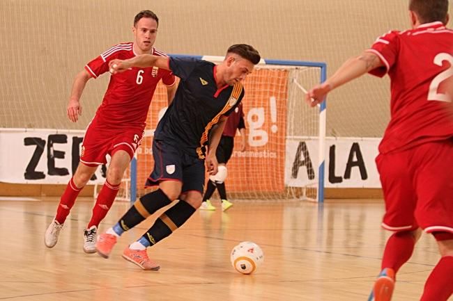 El Catalunya-Hongria de futbol sala al Pujolet