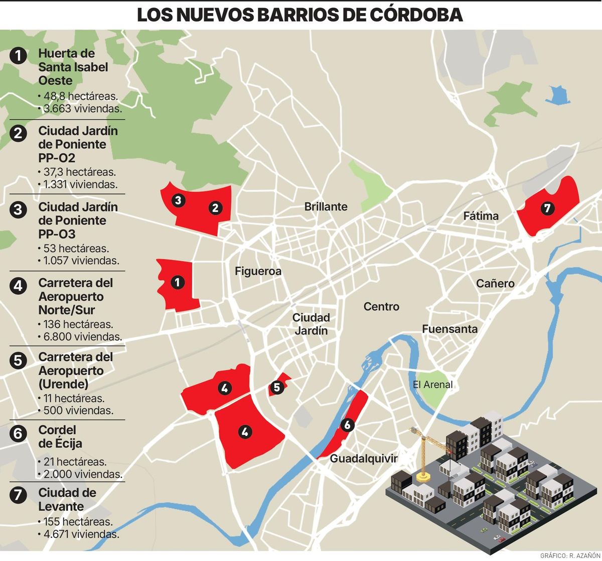 Los nuevos barrios de Córdoba.