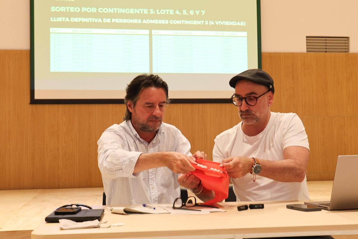 Ibiza adjudica a través de un sorteo publico siete viviendas de alquiler asequible