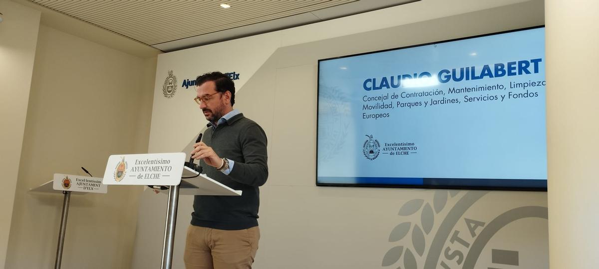 Claudio Guilabert, concejal del PP en Elche