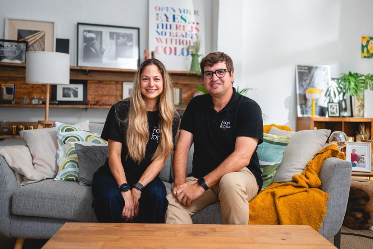 Albane Sabatier i Josep Casas, fundadors de Food for Joe.