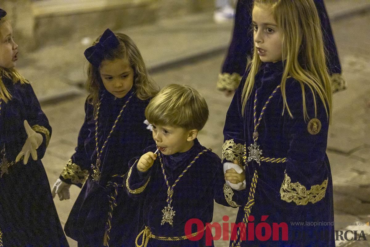 Los niños toman las calles de Caravaca en la procesión de Lunes Santo