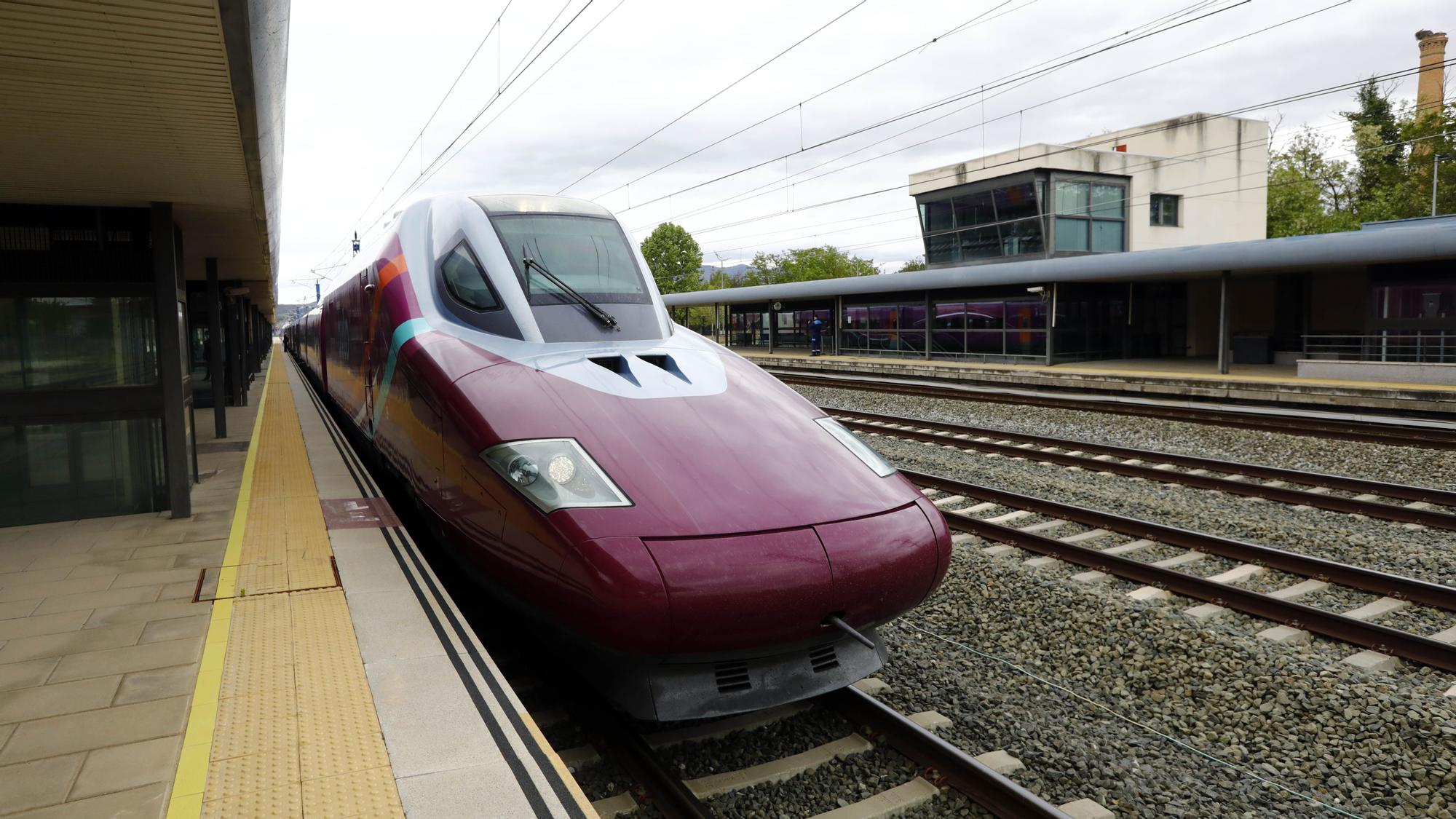 El Avlo llega a Zaragoza y efectúa su primera parada en Calatayud