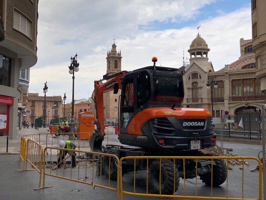 Obras del aparcamiento de Brujas