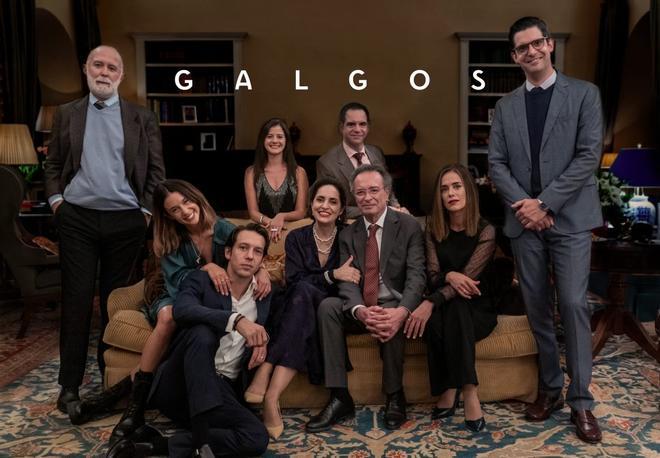 Los integrantes de la serie 'Galgos'.