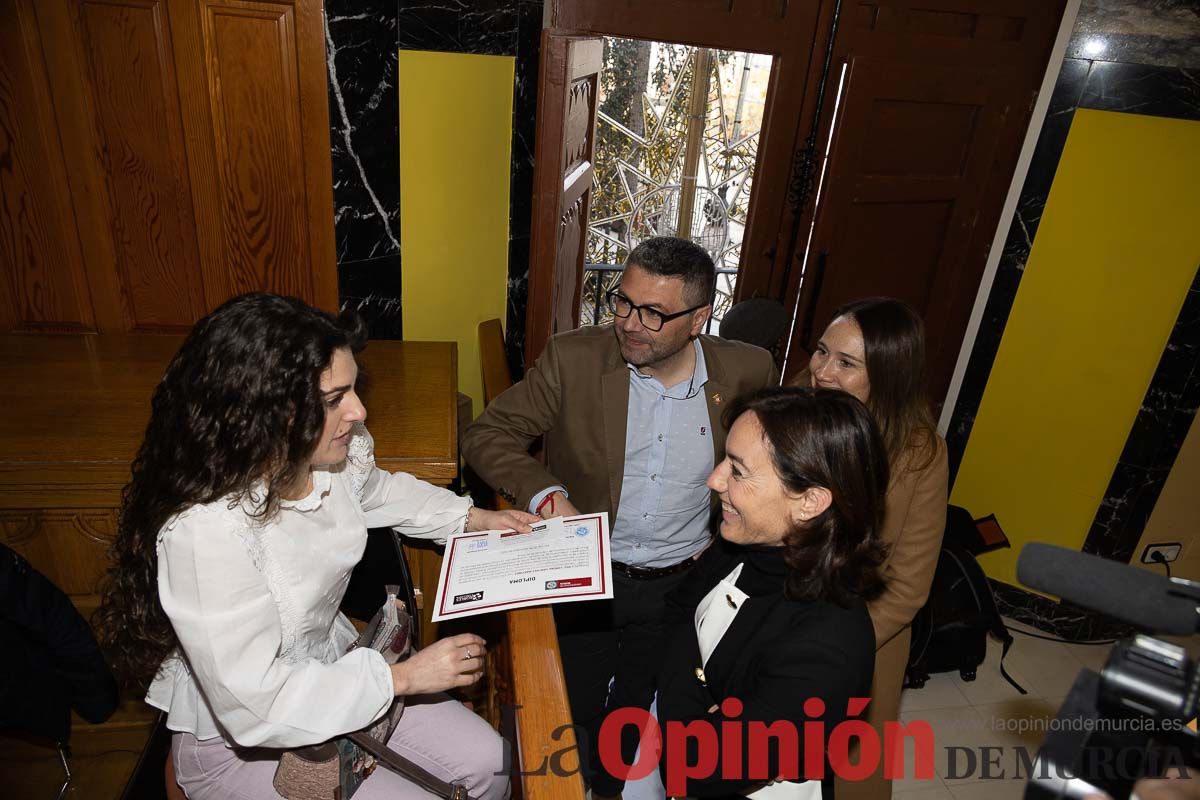 Entrega de los premios Robles Chillida en Caravaca