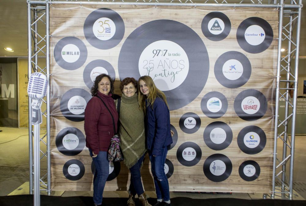 Gala 25 aniversario de la  97.7 en el Palau de Les Arts