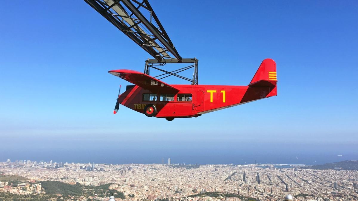 El avión es uno de los elementos más representativos del parque.