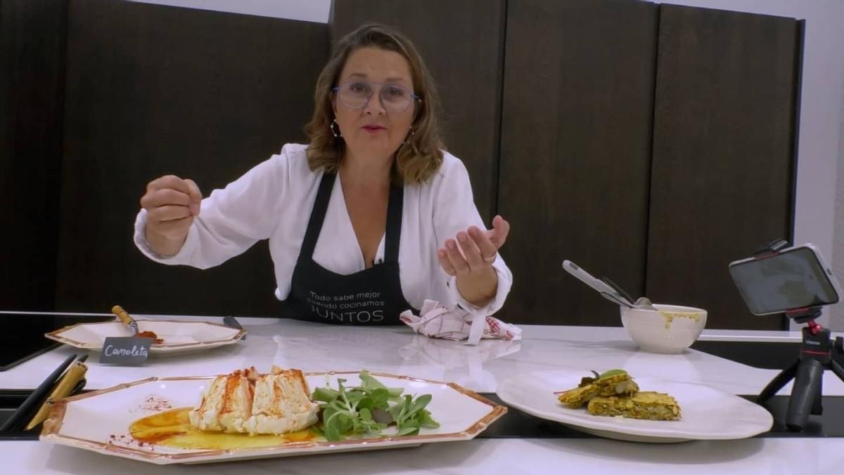 Loles García tiene el reto de elaborar un plato sano en 15 minutos