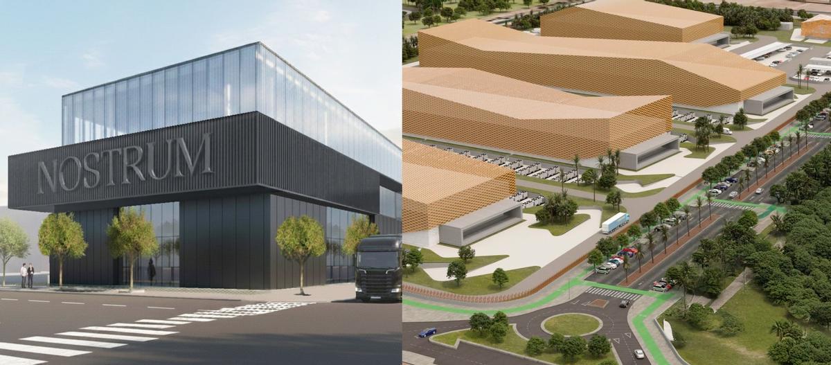 Imágenes provisionales del  centro DC Nostrum BAZ-01 (Badajoz) y el centro CCGreen (Cáceres).