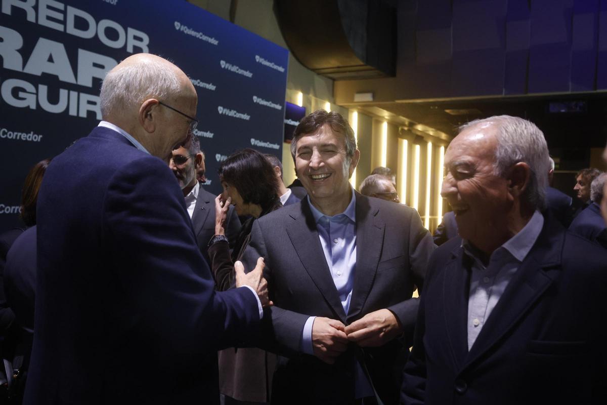Todos los asistentes al último acto de 'Quiero Corredor'