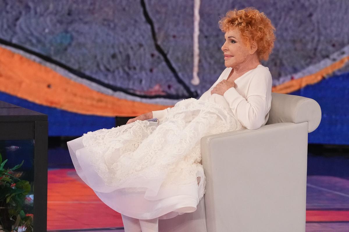 Ornella Vanoni during  ‘Che tempo che fa’ tv show, Milan, October 6  2024  (Photo by Gian Mattia D\'Alberto / LaPresse)